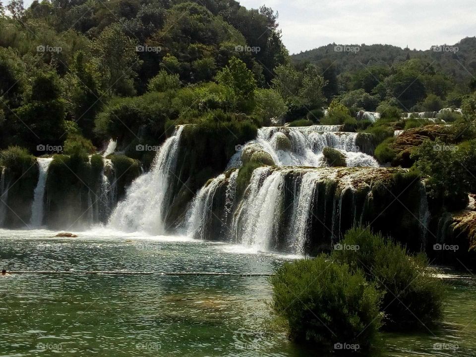 waterfalls of River Krka