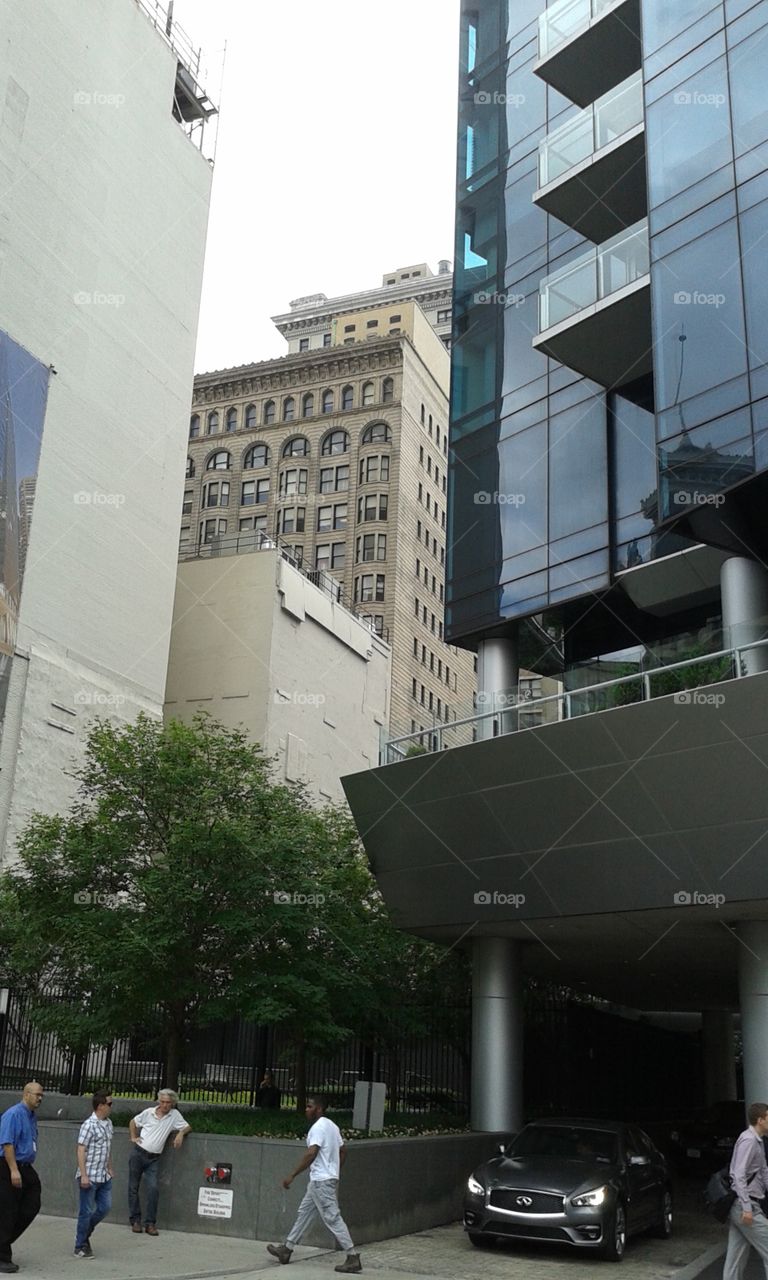 Philly backdrop. downtown