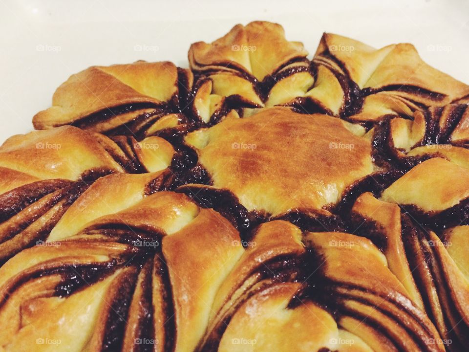 Nutella star bread