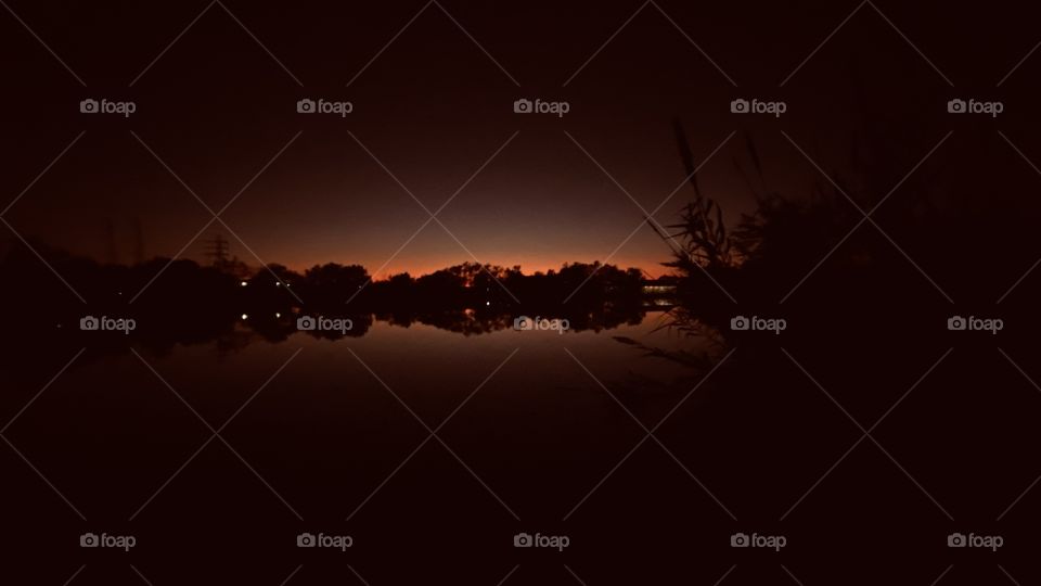 Twilight has given way to the ever approaching Night the Colours of the day are resting until the next Beauty of Sunset. 