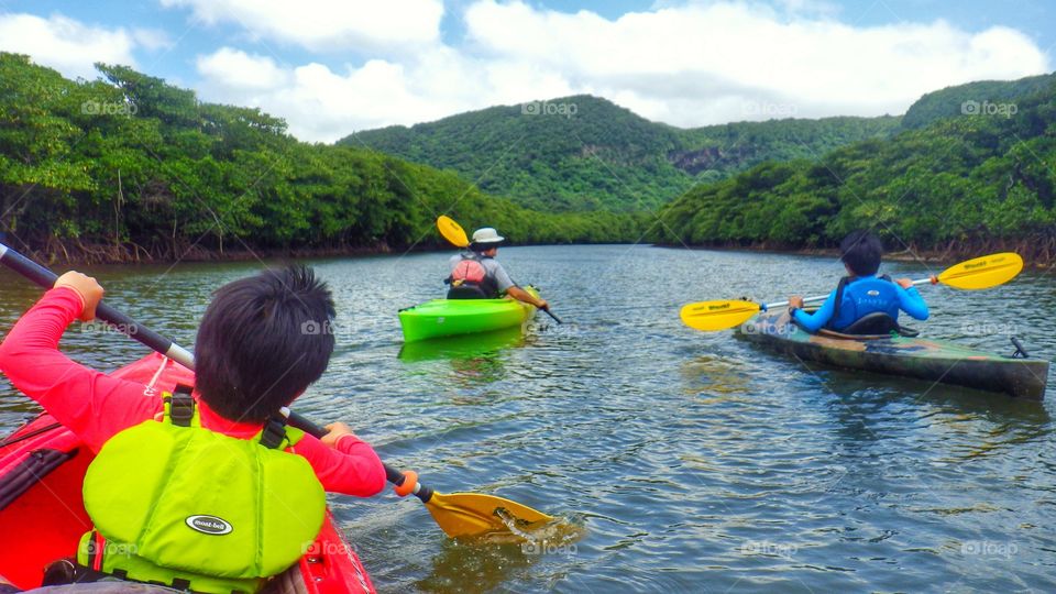 Jungle river cruise in Okinawa