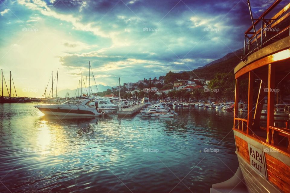 Baska Voda Harbor