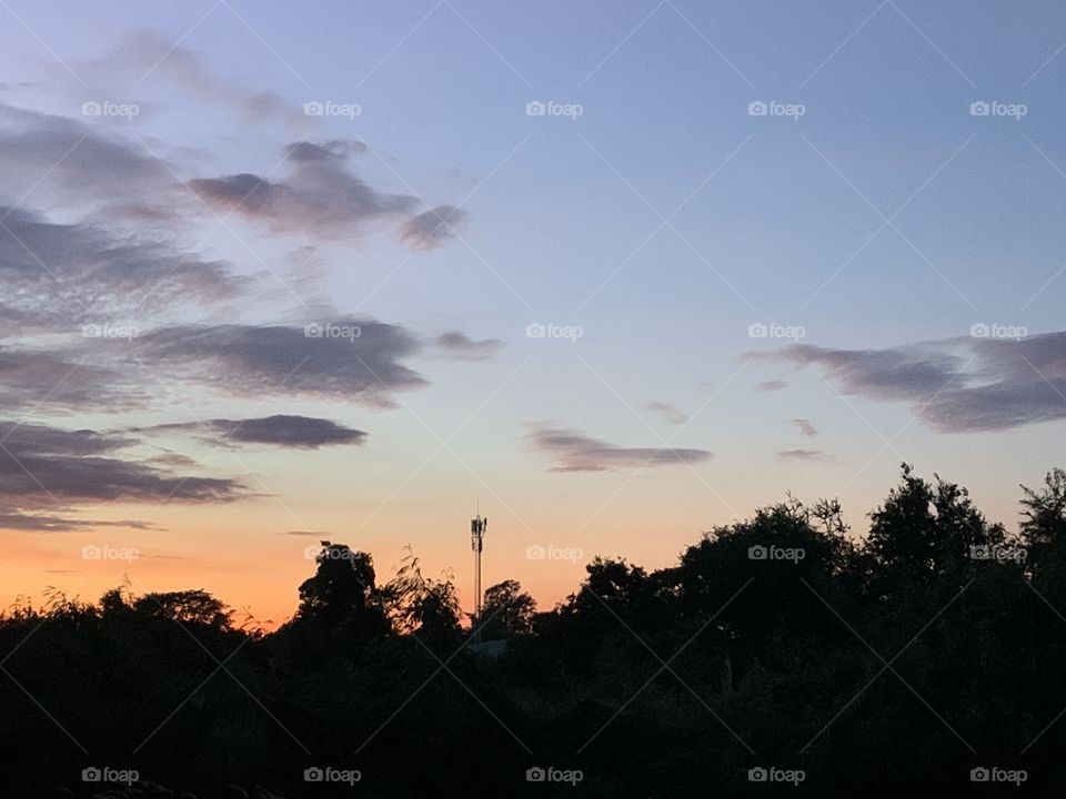 The signs of the evening, Countryside (Thailand)