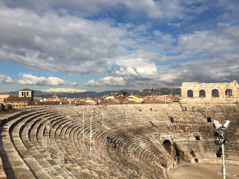 Amphitheater, Stadium, Theater, Architecture, Travel