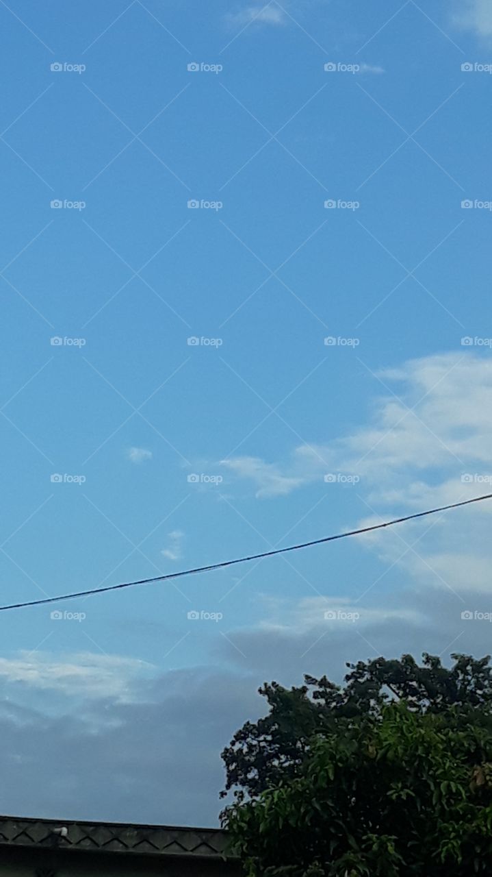 Beautiful cloud in the sky Indian village