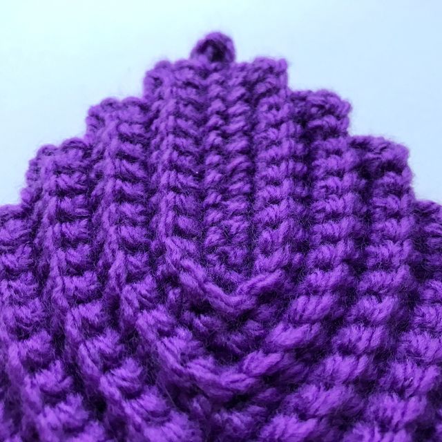 Purple knitted 