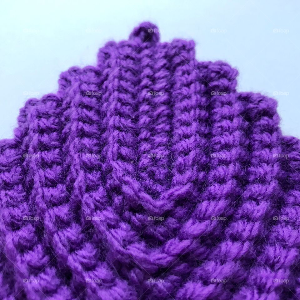 Purple knitted 