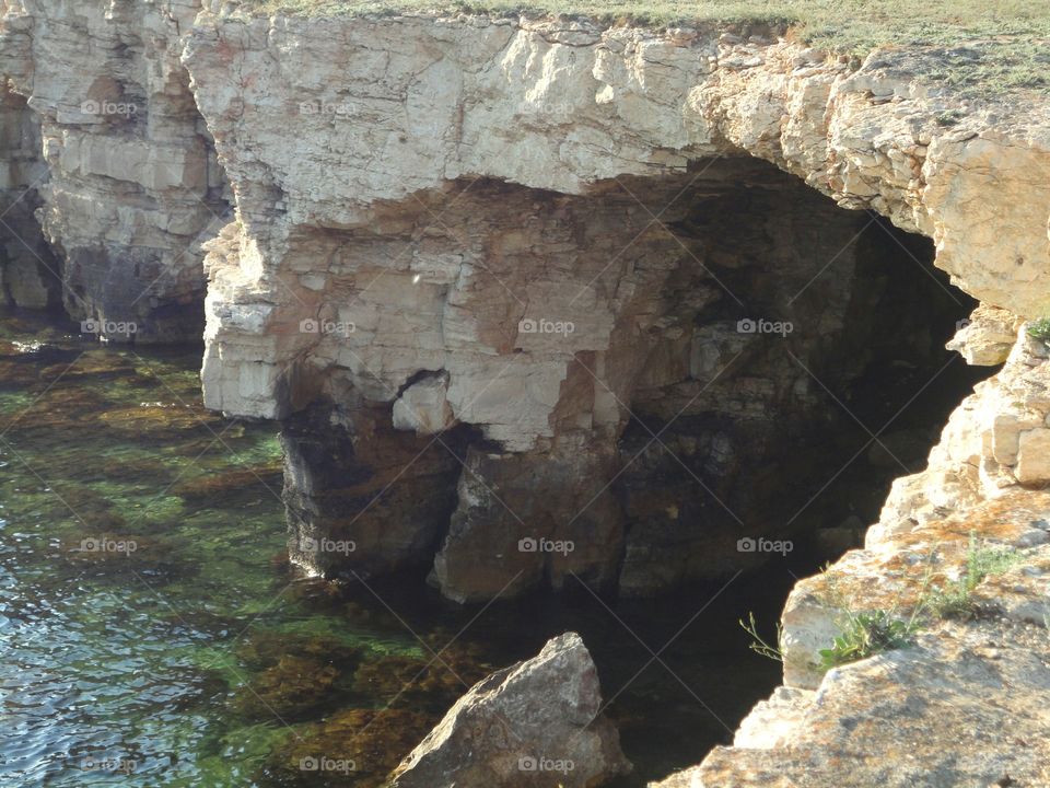 Water, No Person, Cave, Nature, Rock