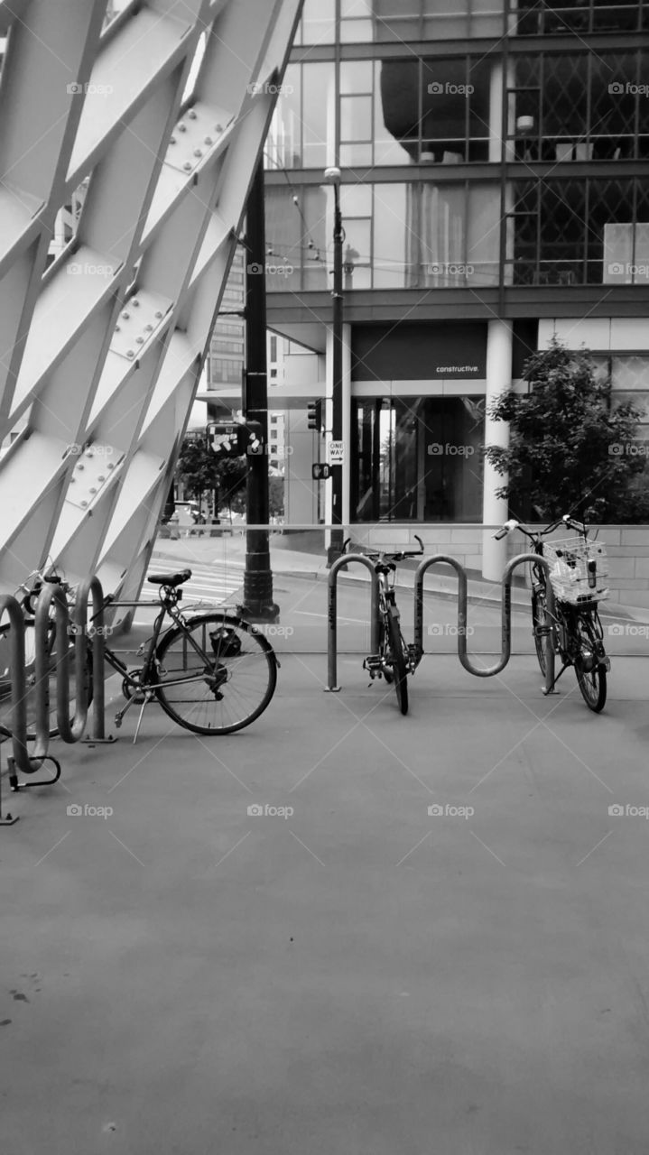Seattle Library Bike Rack