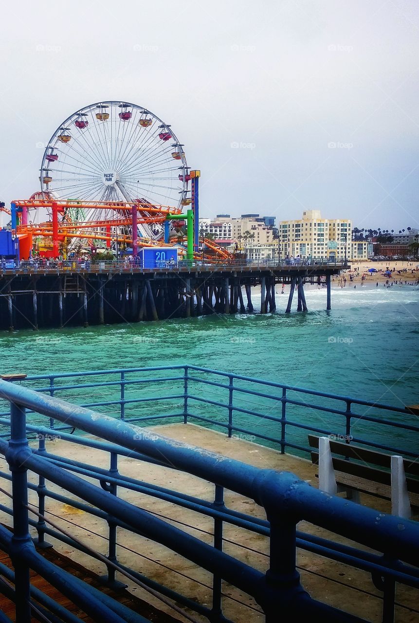 Santa Monica Pier, California.