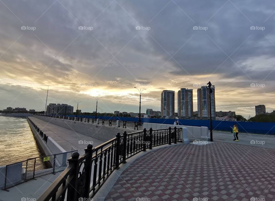 the shooting was carried out on the embankment of the city of Blagoveshchensk