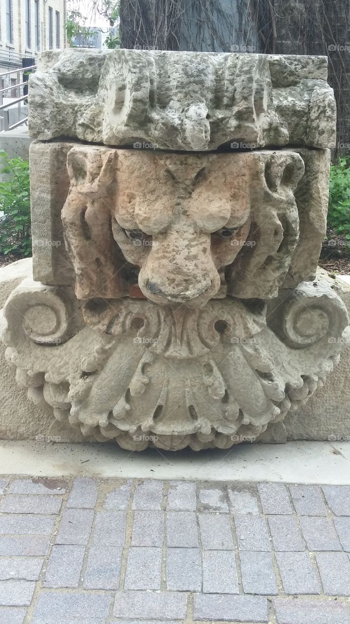 limestone carving