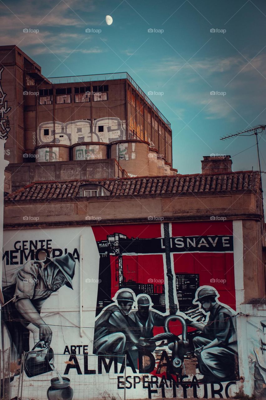 Art in the moonlight