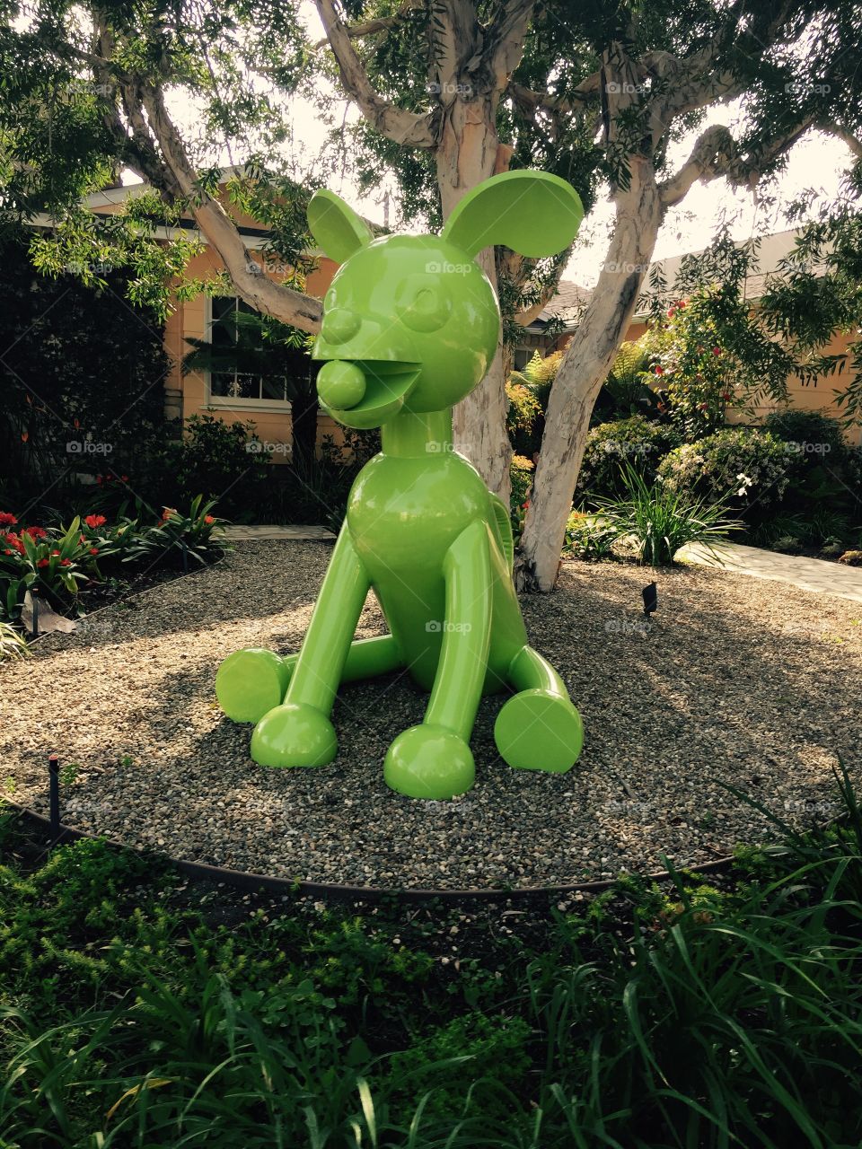 Pluto in someone's yard...