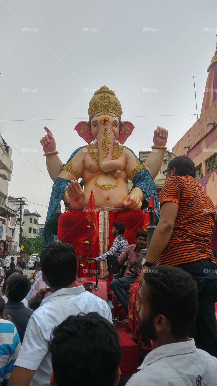 Welcome of Lord Ganesha