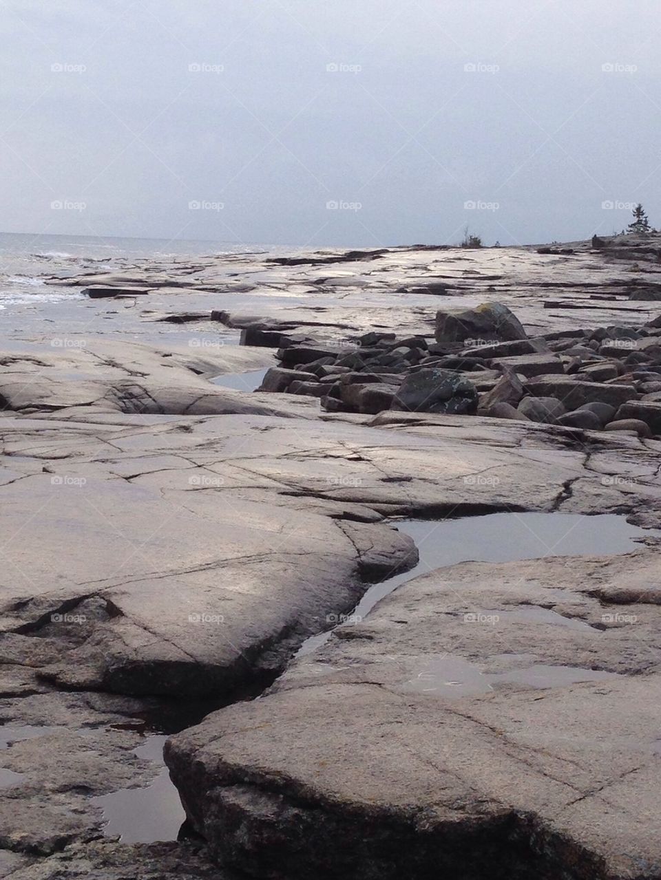 November at the beach