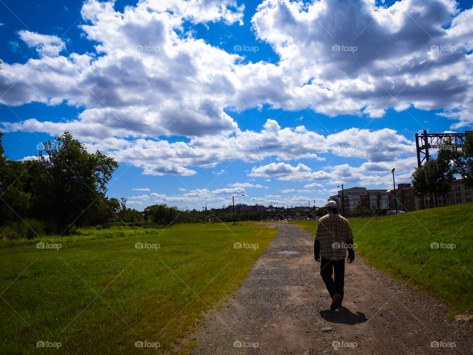 Walking Towards The Clouds