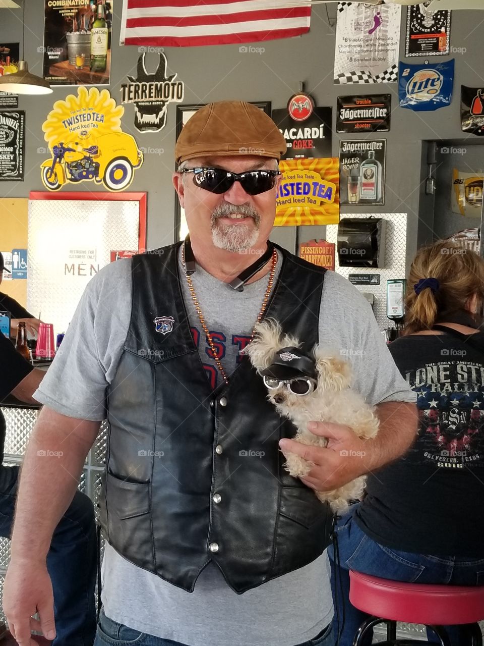 Daytona Bike week with mans best friend