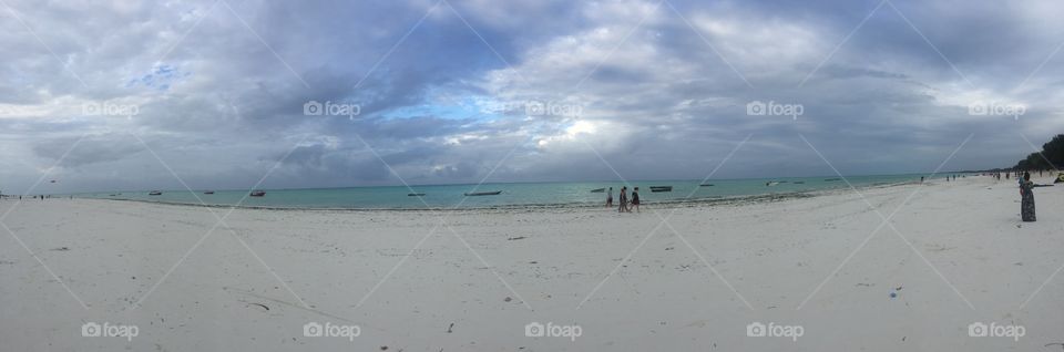 Zanzibar beaching