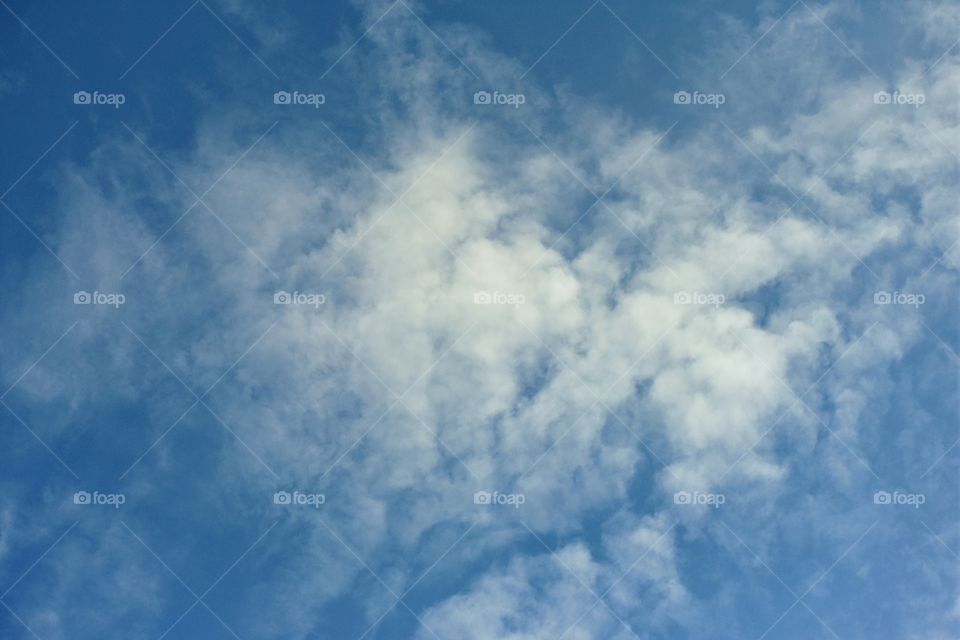 Cloud in blue summer sky