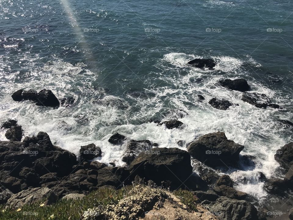 Point Reyes, California, sun, water, beach, rocks