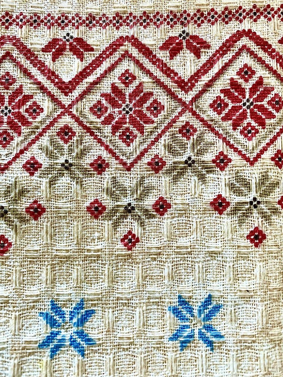 Ornament on fabric