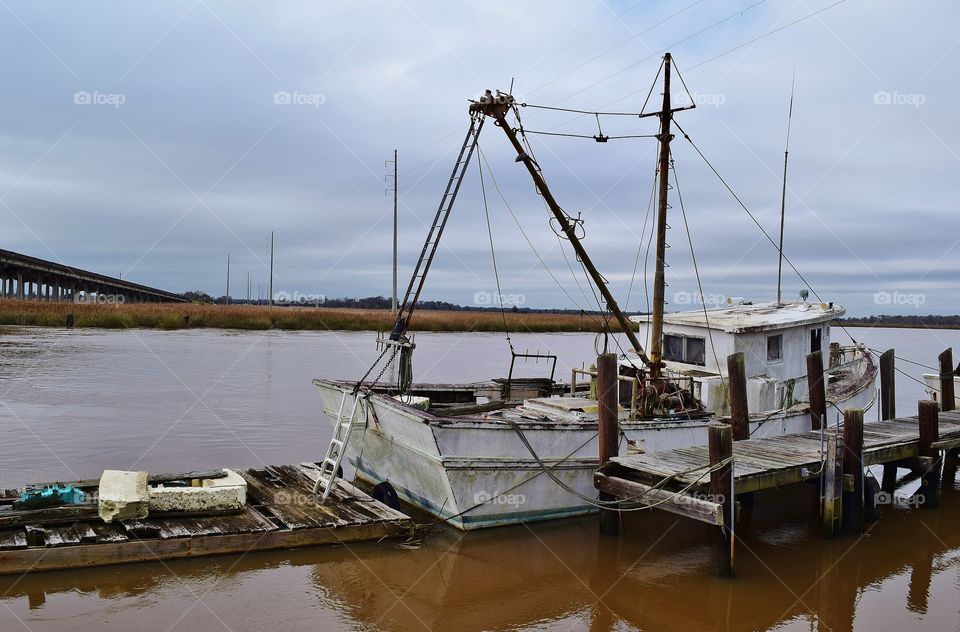 Shrimp Boat at the Dock
