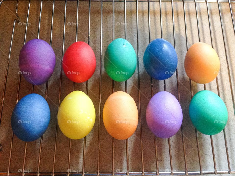 Dyed Easter Eggs