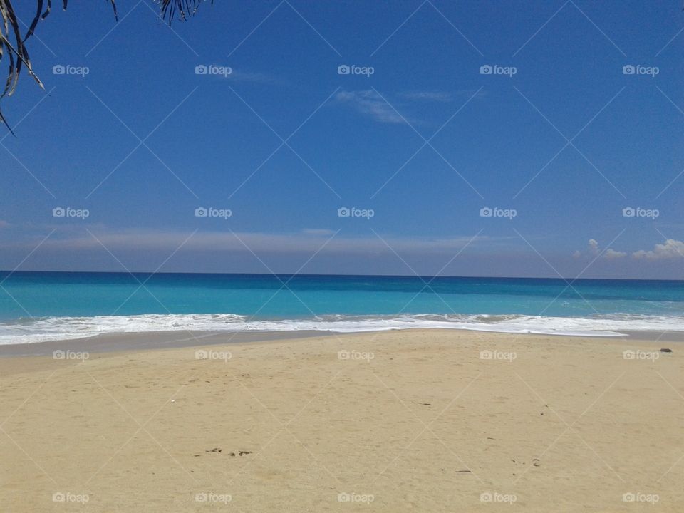 Wonderful View of Induruwa beach in Sri lanka