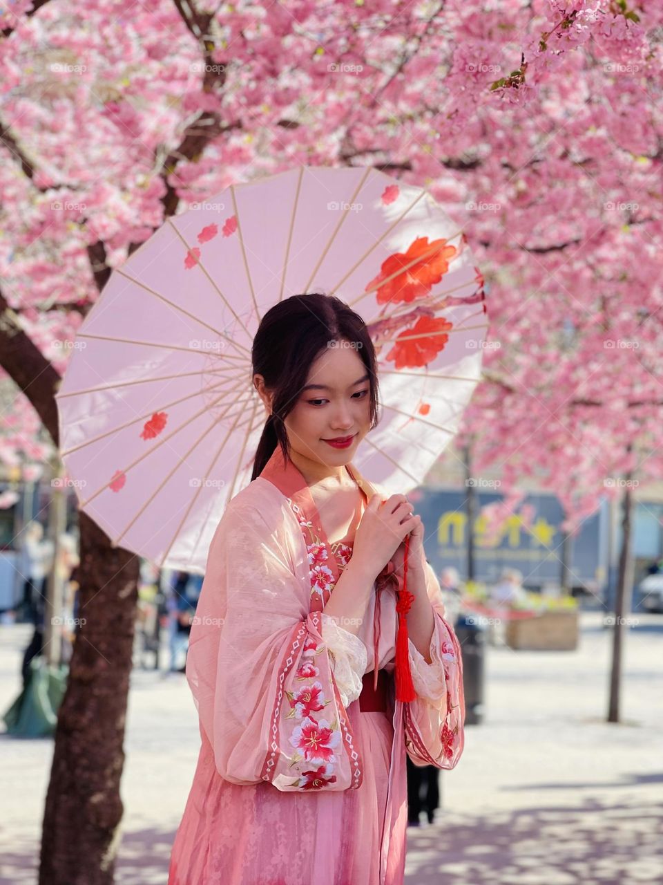 Pink flowers