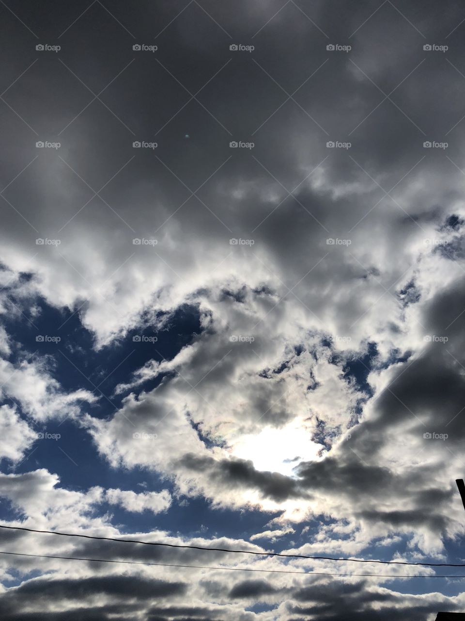 Cloudy sky wonderful nature 