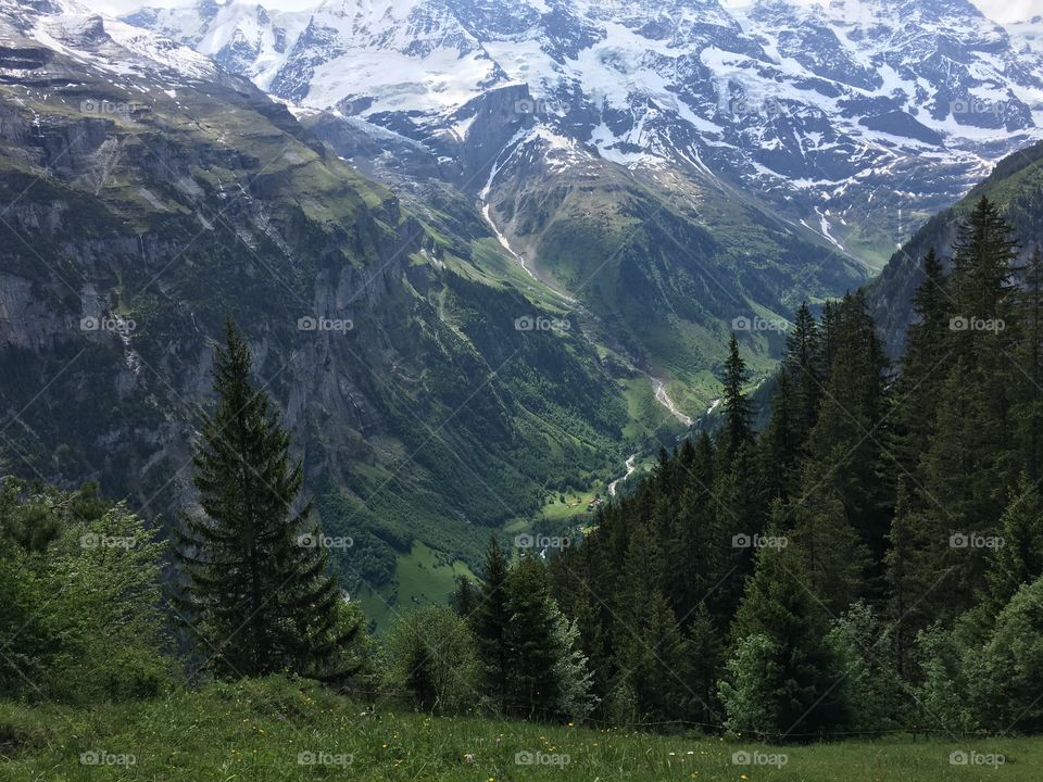 Swiss Mountains and Valleys 