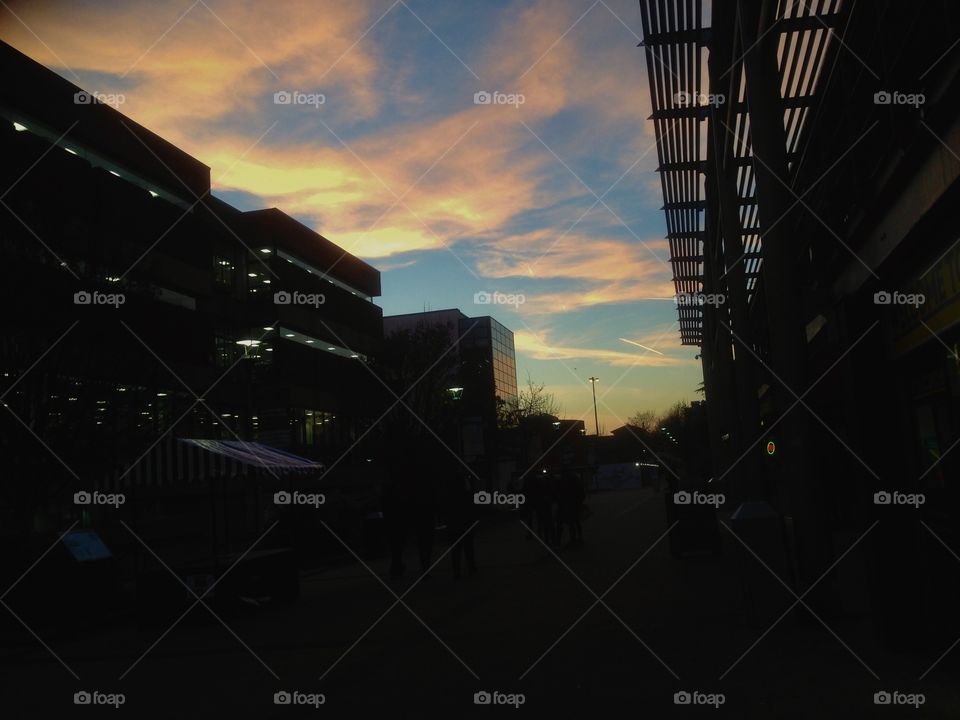 Sunset at Campus.