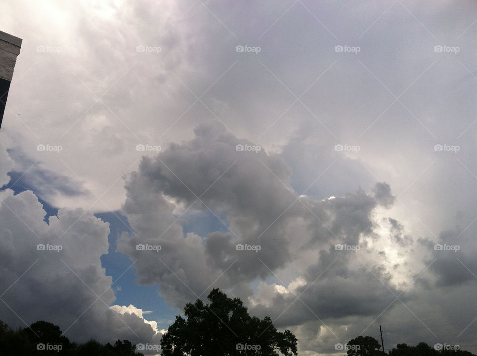 A hole in the clouds Fairhope Alabama