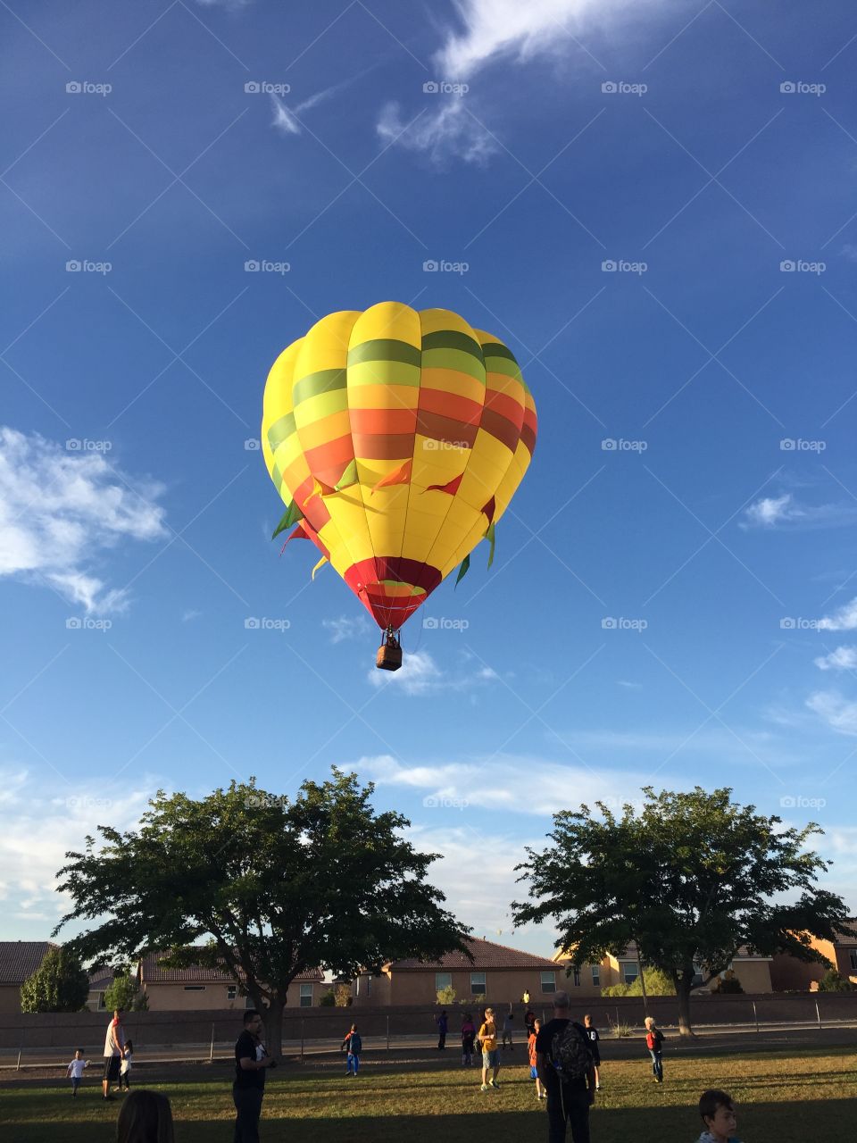 Albuquerque Balloons Aloft. Hot air balloons inflate and launch from schools all around Albuquerque to kick off Balloon Fiesta