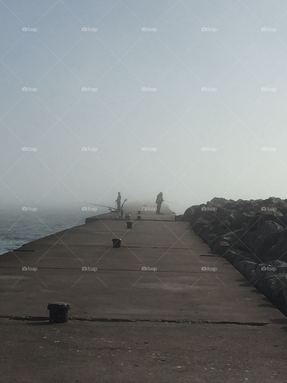 Fisherman on the pier