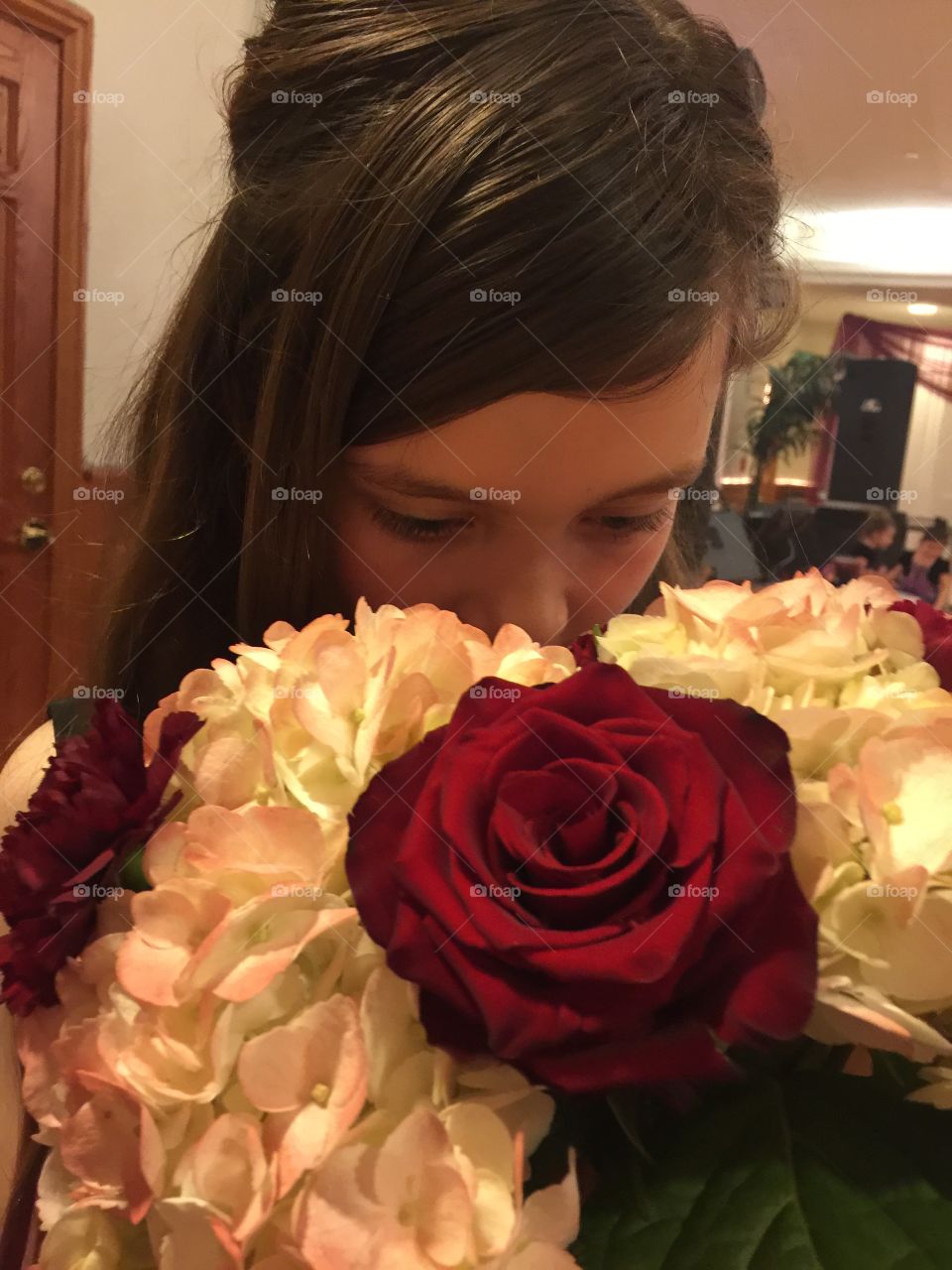 Smelling the roses