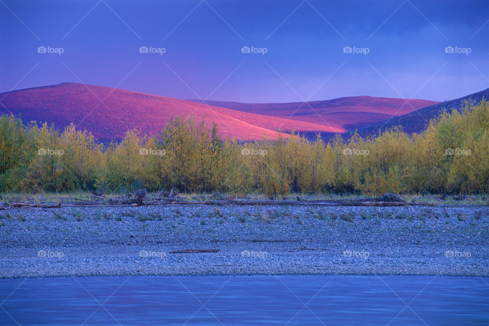 Sunset of Chukotka