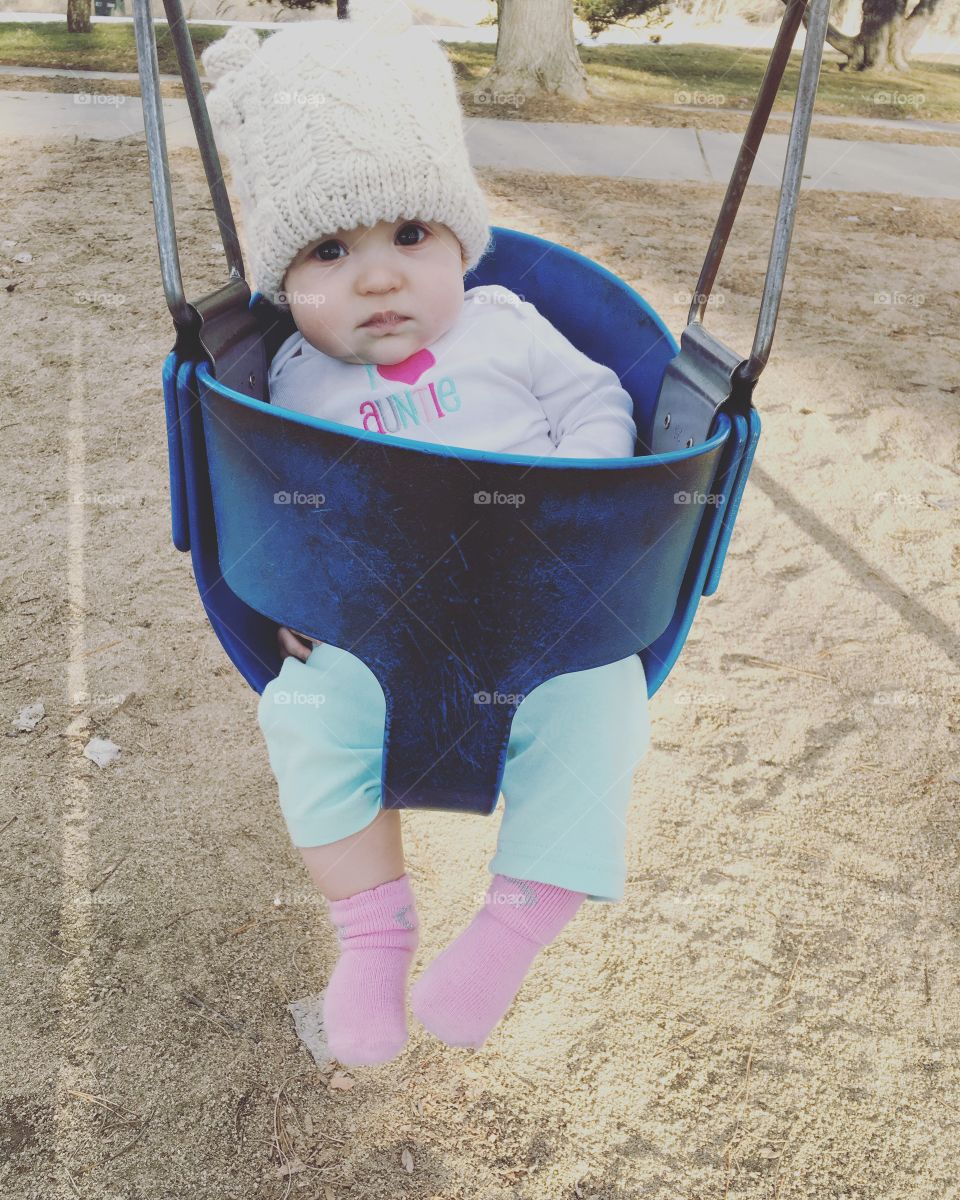 My first time swinging
