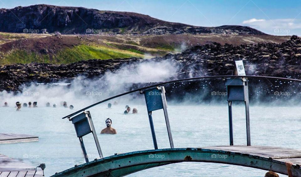 Blue Lagoon on Iceland. 