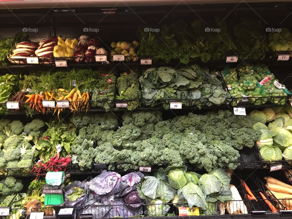 Greening of supermarket