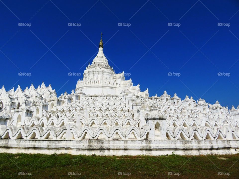 white pagoda, Mandalay
