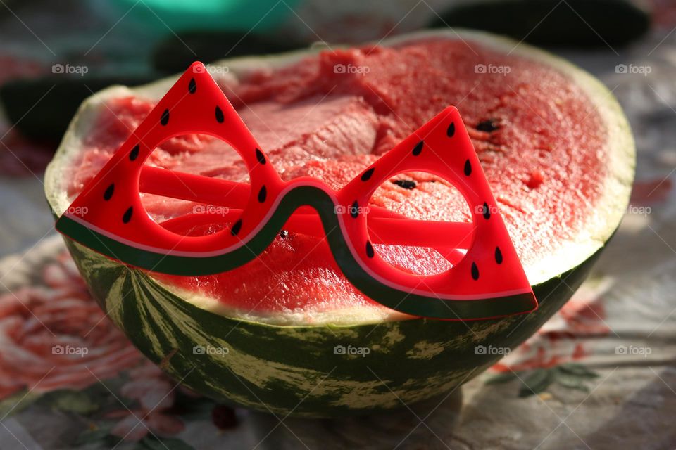 красный арбуз