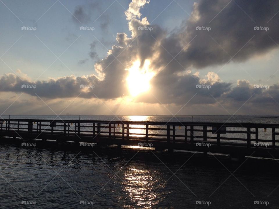 Sunset View while eating Dinner