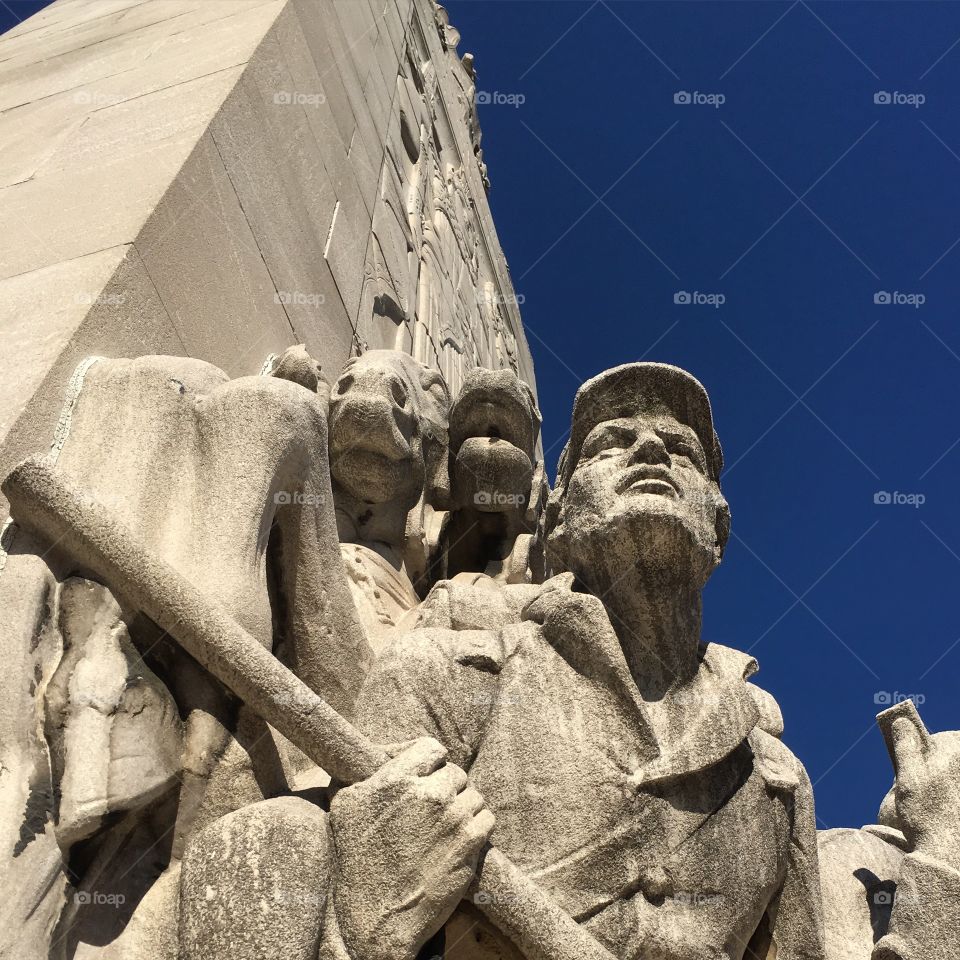 Statue at Eakins Oval