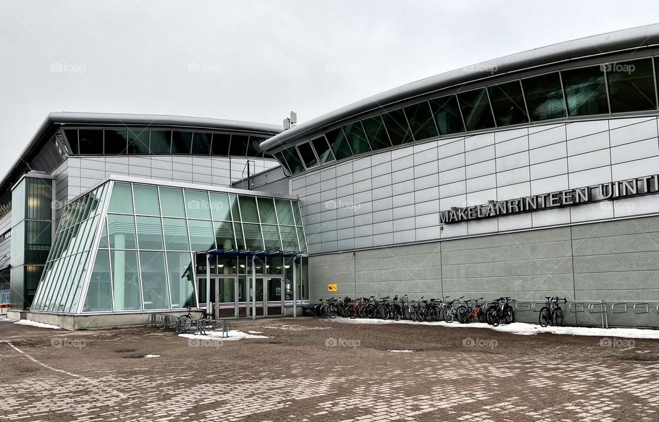 Public swimming hall, Mäkelänrinteen uintikeskus @ Helsinki, Finland
