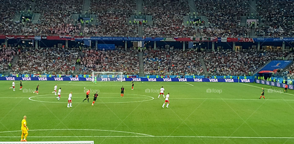 FIFA 2018 match Croatia-Denmark in Nizhny Novgorod