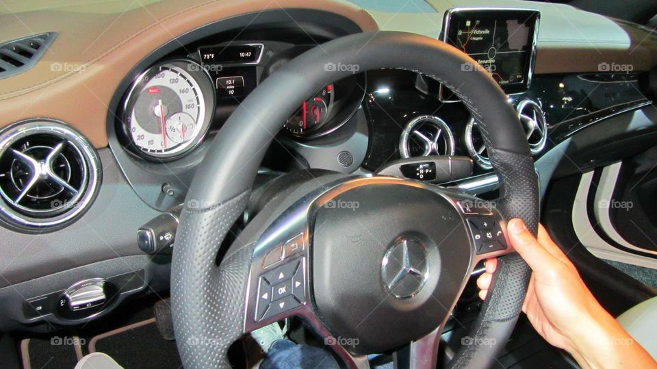 Mercedes cockpit