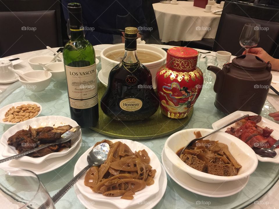 Foods and wine combinations 