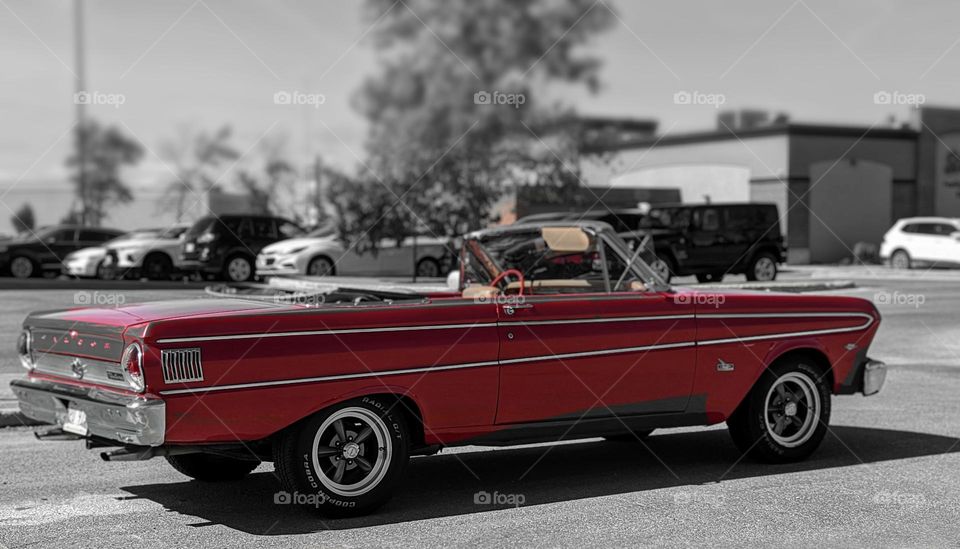 Vintage Ford falcon convertible